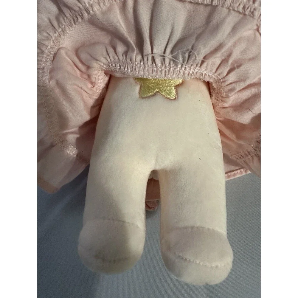 Cotton Doll Plush Anime No Attribute Pink Hair Star Embroidered Dress Set 20cm